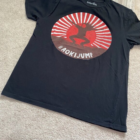 We Love Fine L Steve Aoki Jump Graphic T-Shirt Tee DJ Electronic Dance Music - Picture 3 of 12